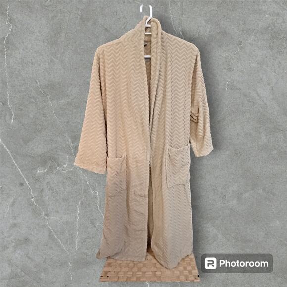 Spa Robe Collection by Kassatex Waffle Cone Women's L/ XL - Picture 2 of 7